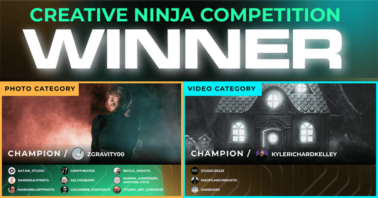 WINNERS of the 2023 Creative Ninja Competition - PMI Gear