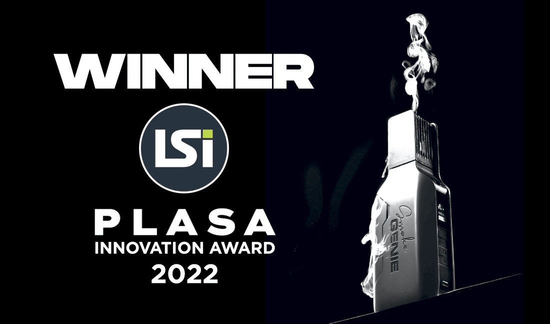 SmokeGENIE wins PLASA INNOVATION AWARD! - PMI Gear