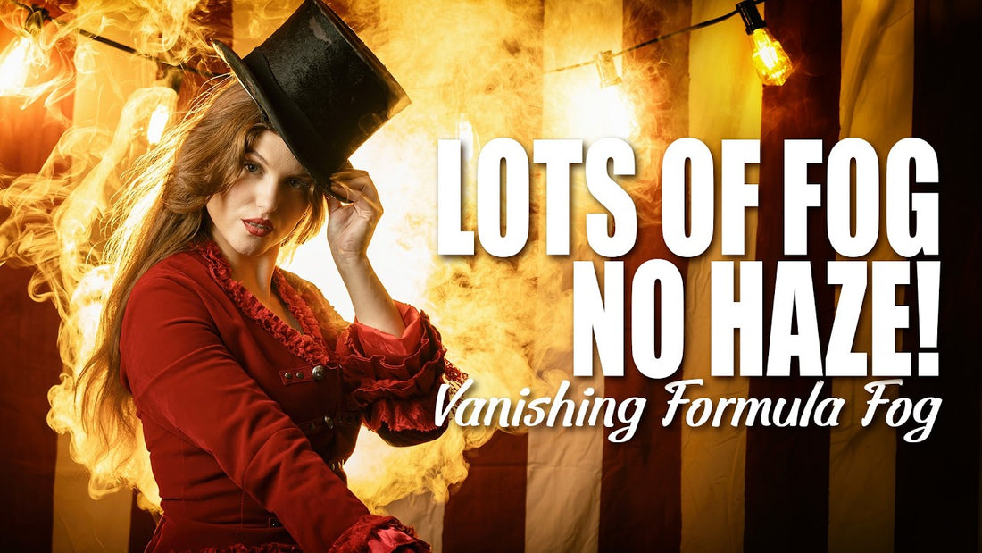 Creating Fog in a Small Studio with a Fog Machine and The Vanishing Formula