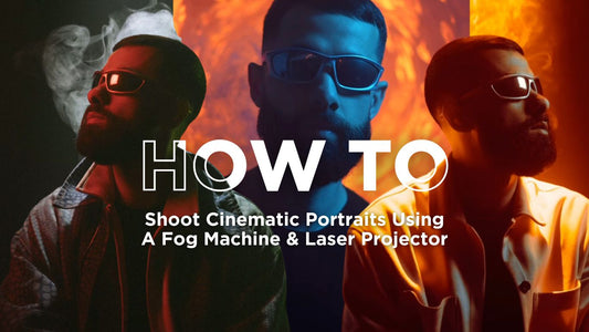 How to Shoot Cinematic Portraits Using a Fog Machine & Laser Projector - PMI Gear