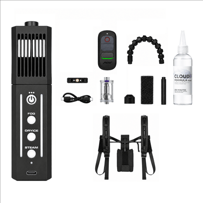 SmokeNINJA PRO V2 Cosplayer Bundle with Smoke Vest, formula and smoke-shaping accessories