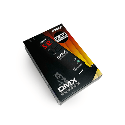 PMI 2.4 GHz wireless DMX receiver retail box