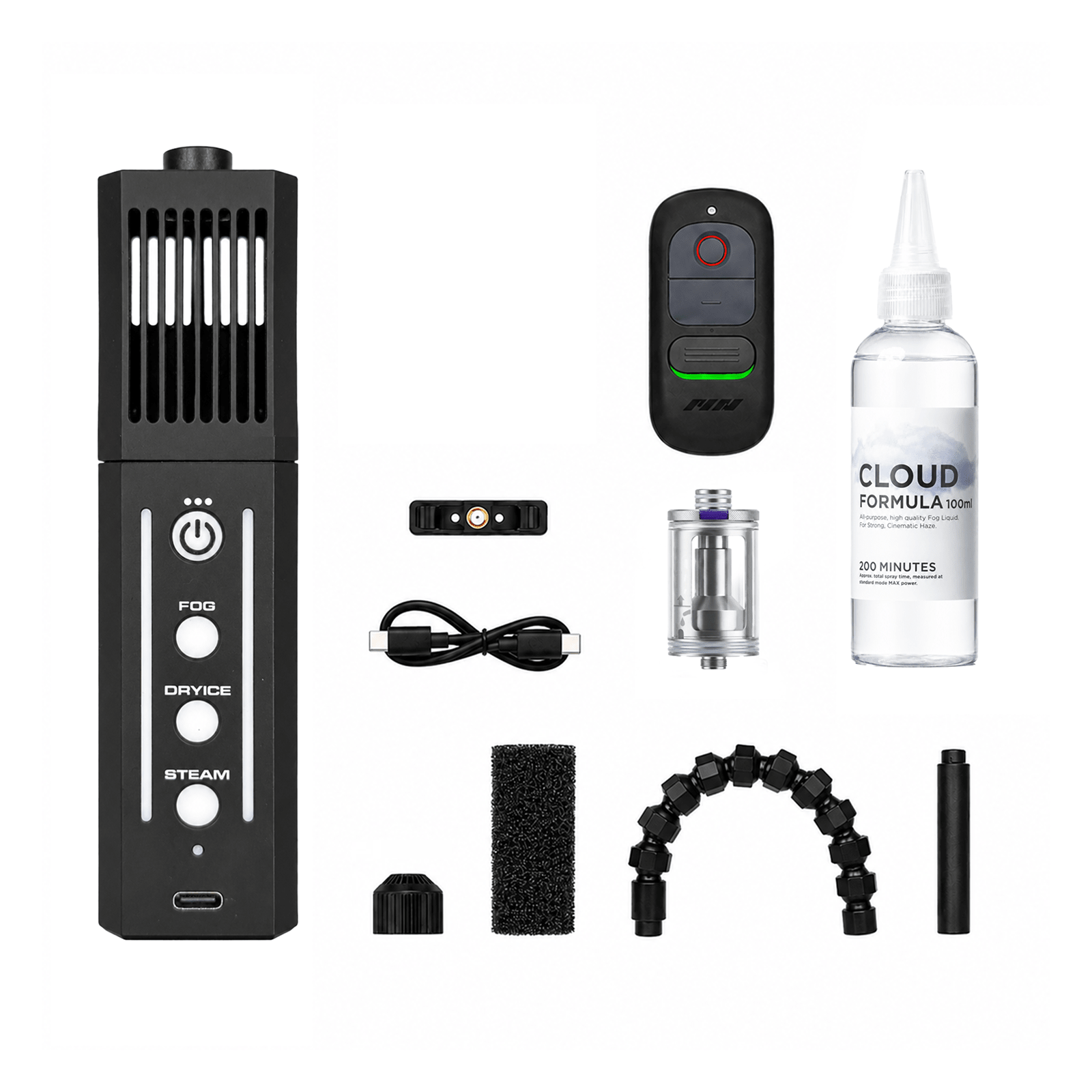 SmokeNINJA PRO V2 Basic Kit with remote, Cloud Formula and smoke-shaping nozzles