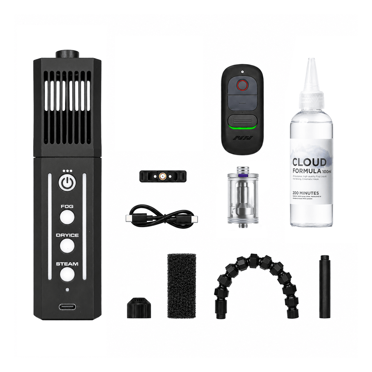 SmokeNINJA PRO V2 Basic Kit with remote, Cloud Formula and smoke-shaping nozzles