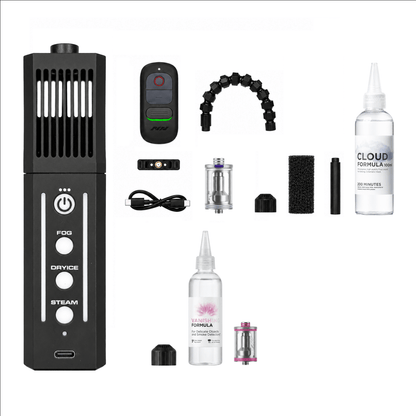 SmokeNINJA PRO V2 Vanishing Formula Bundle with fast-dissipating formula and smoke-shaping nozzles