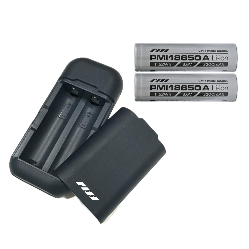 18650 Caricabatterie e power bank 2 in 1 (batteria venduta separatamente)