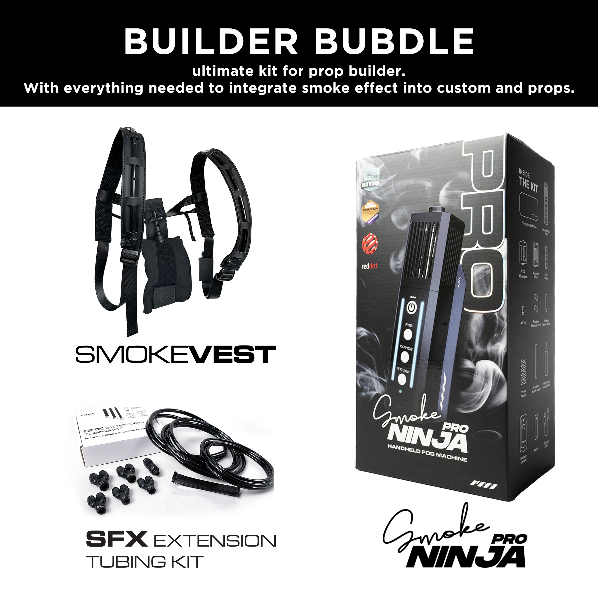 云烟精灵烟雾背心 – 体载烟雾系统