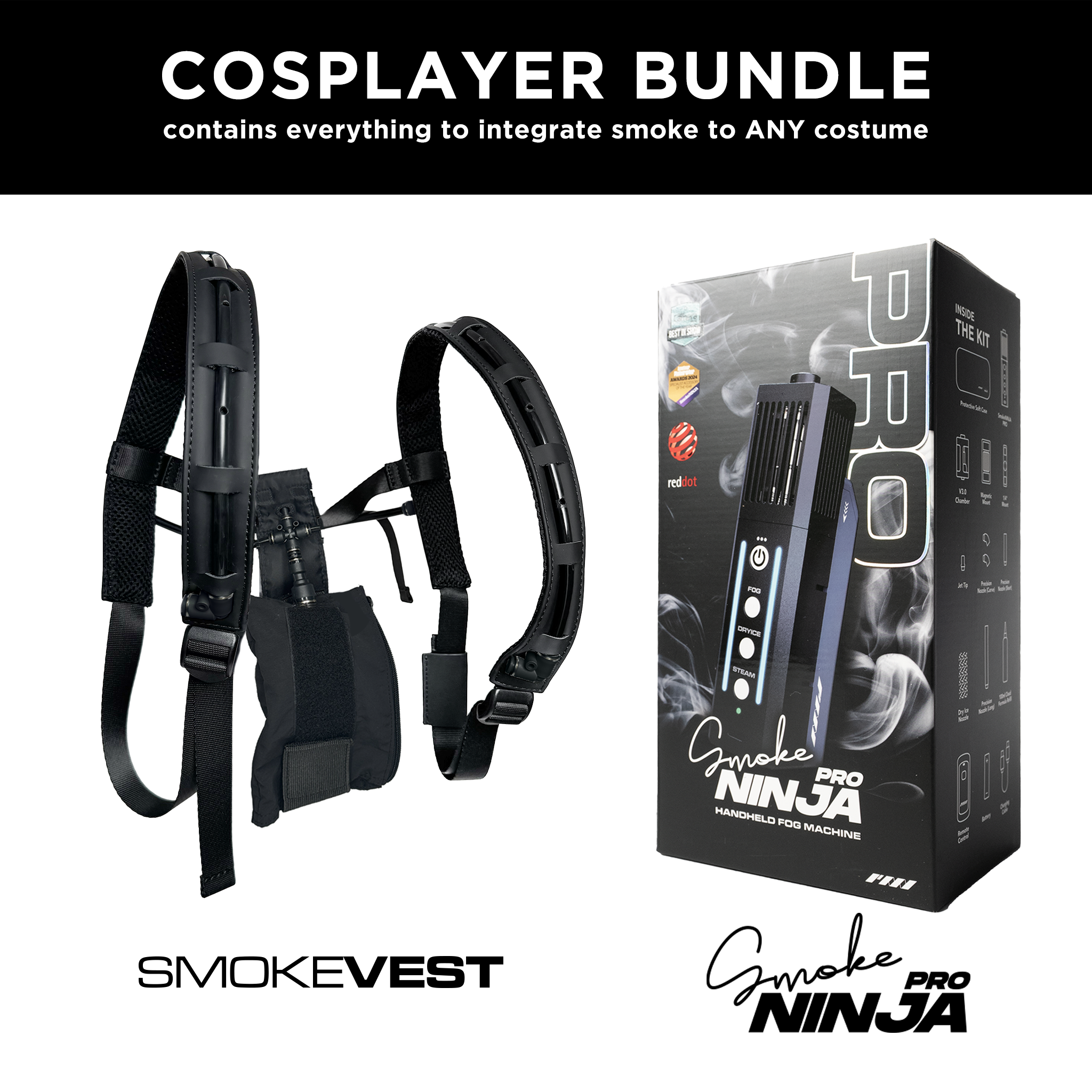 云烟精灵烟雾背心 – 体载烟雾系统